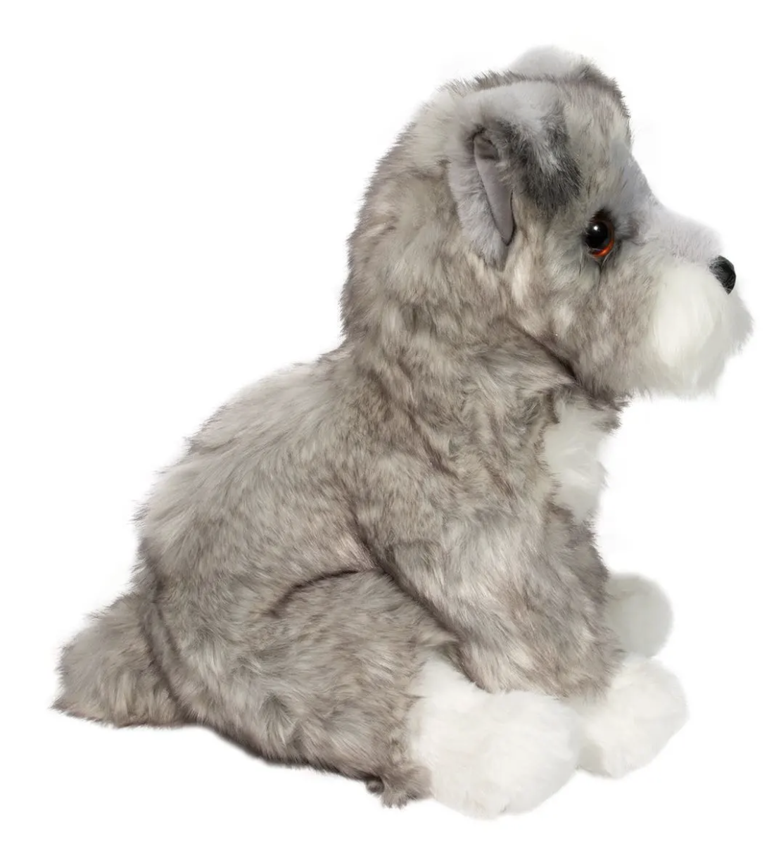 Douglas Toys Arnold Schnauzer Plush Stuffed Animal Toy, 10" Sitting