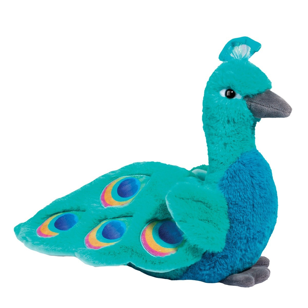Douglas Pattie Peacock Plush Stuffed Animal Toy, 12"