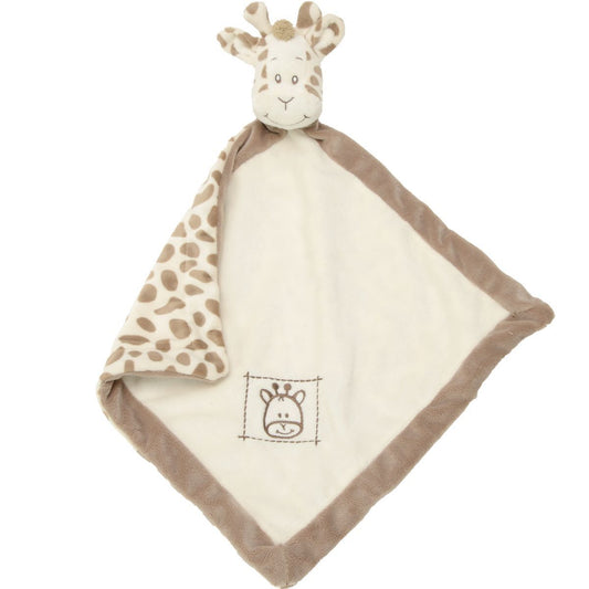 Unipak Giraffe Plush Baby Security Blankie, 13"
