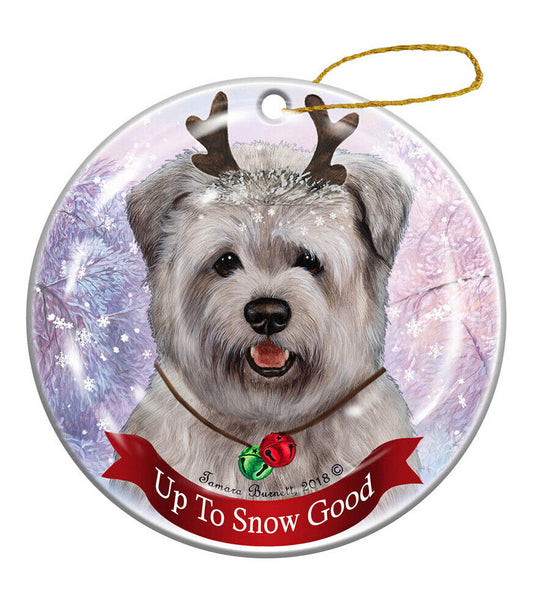 Holiday Pet Gifts Glen of Imal Terrier Blue Dog Porcelain Christmas Ornament