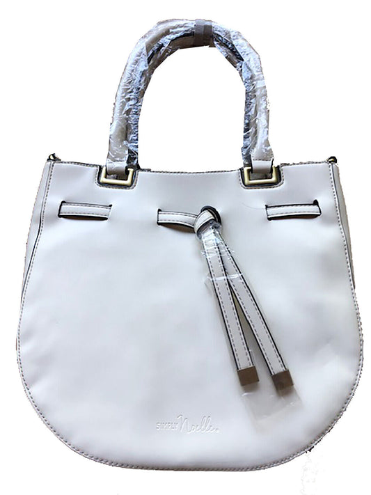 SIMPLY NOELLE ALL TIED UP SHOULDER BAG - Pearl