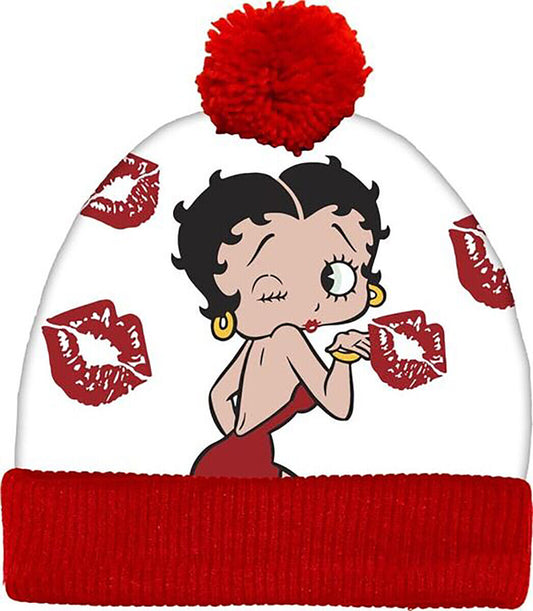 Spoontiques Winter Beanie Hat, Polyester, One Size Fits Most - Betty Boop