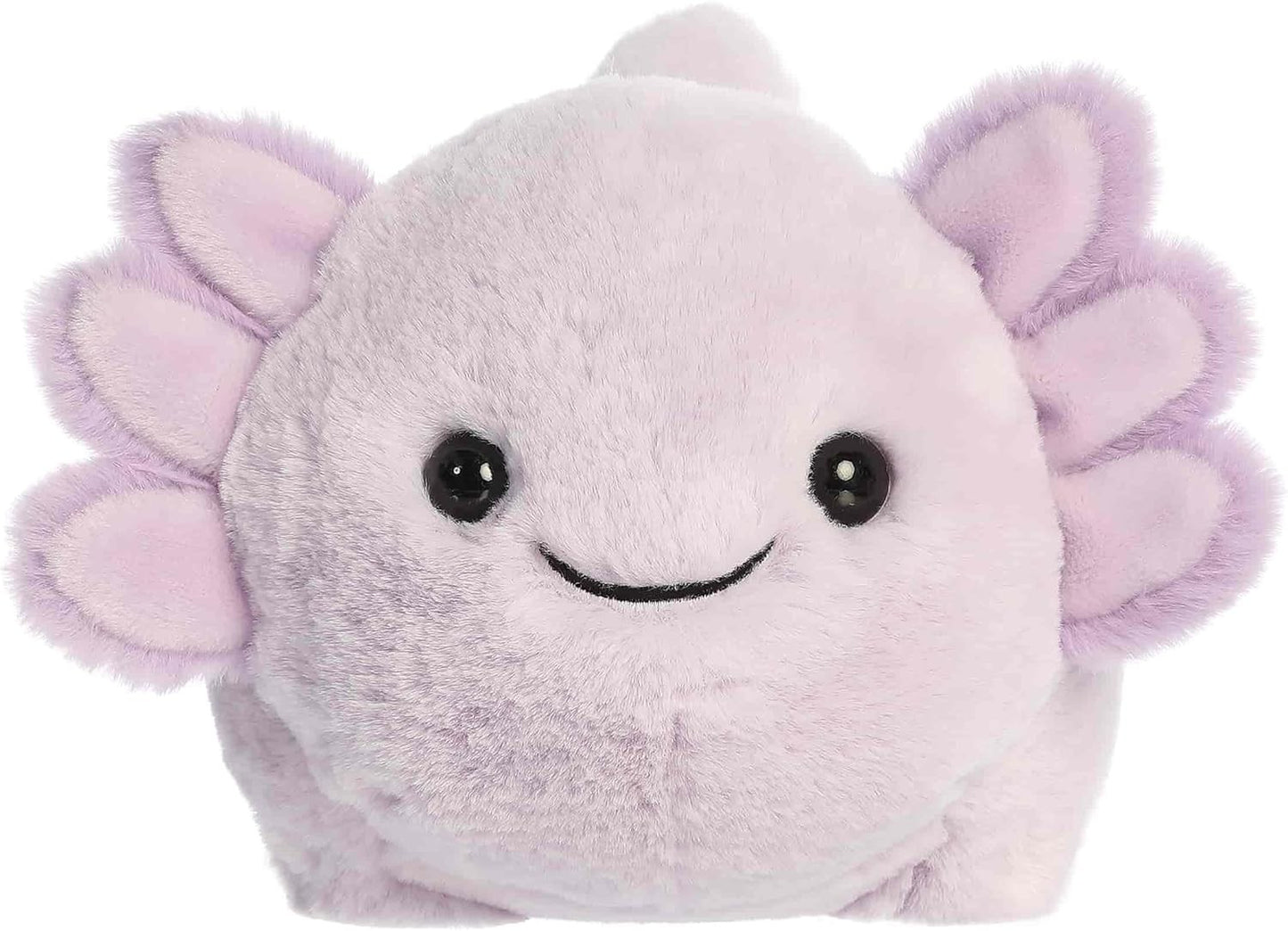 Aurora® Spudsters™ Purple Axolotl Plush Stuffed Animal Round Shape Toy, 10"
