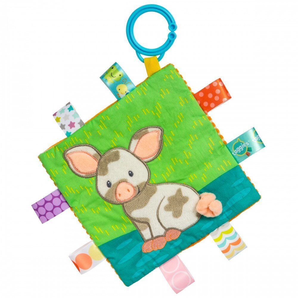 Mary Meyer Taggies Crinkle Me Baby Toy, Patches Pig