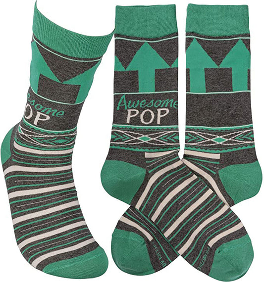 Primitives by Kathy Awesome POP Mens Socks