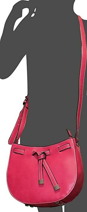 Simply Noelle All Tied Up Small Crossbody (Punch) Bright Pink