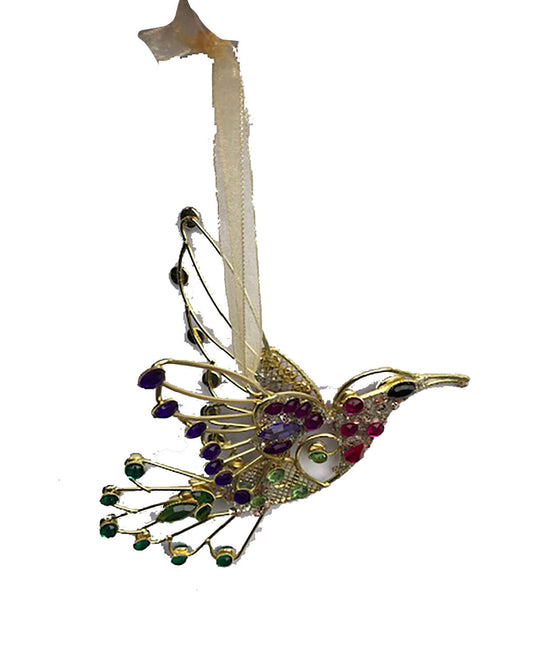 Crystal Expressions 5.5" Hummingbird Ornament/Suncatcher - By Ganz