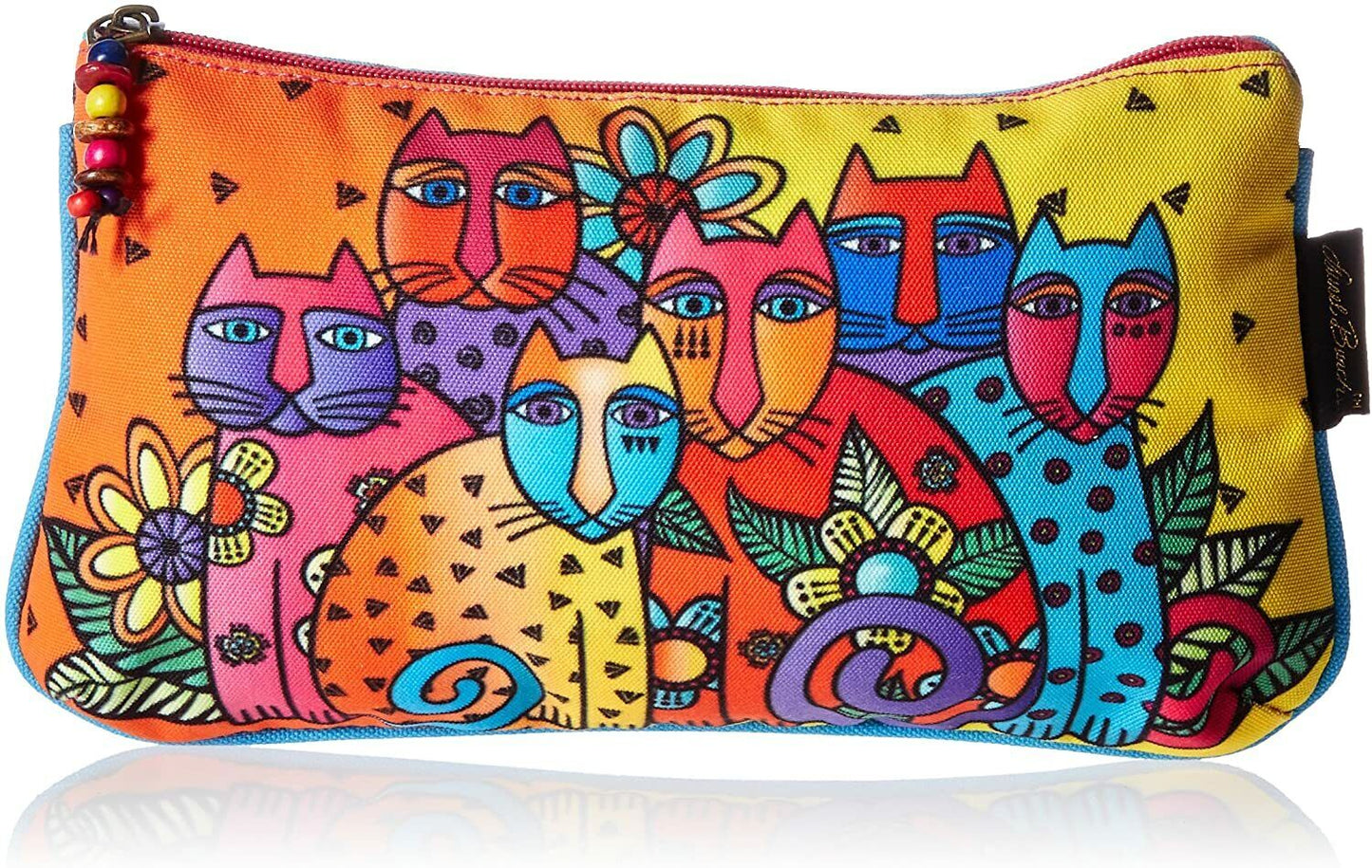 Laurel Burch Cosmetic Bag, Feline Clan, Set of 3