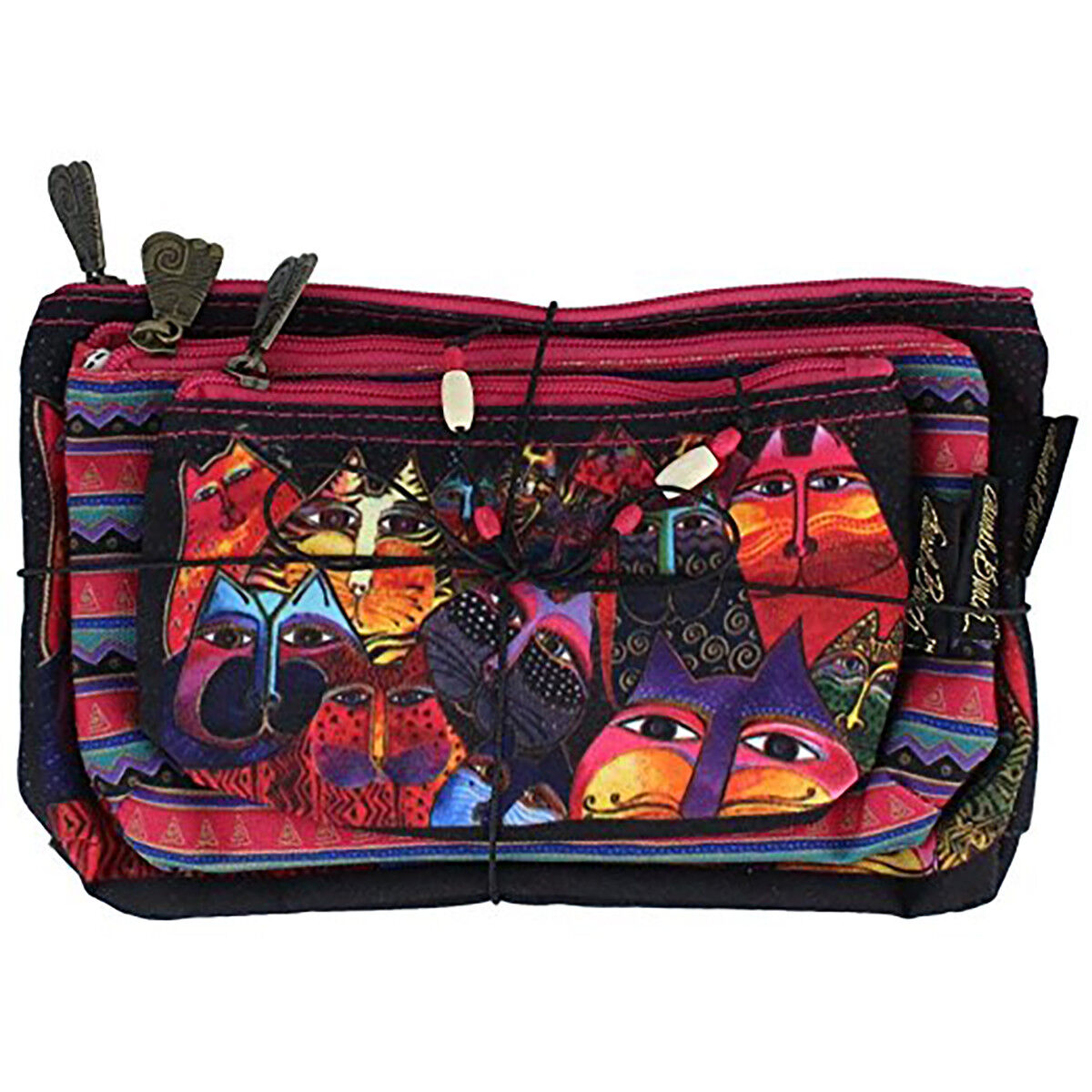 Laurel Burch Cosmetic Bags 3/Pkg-Fantasticats