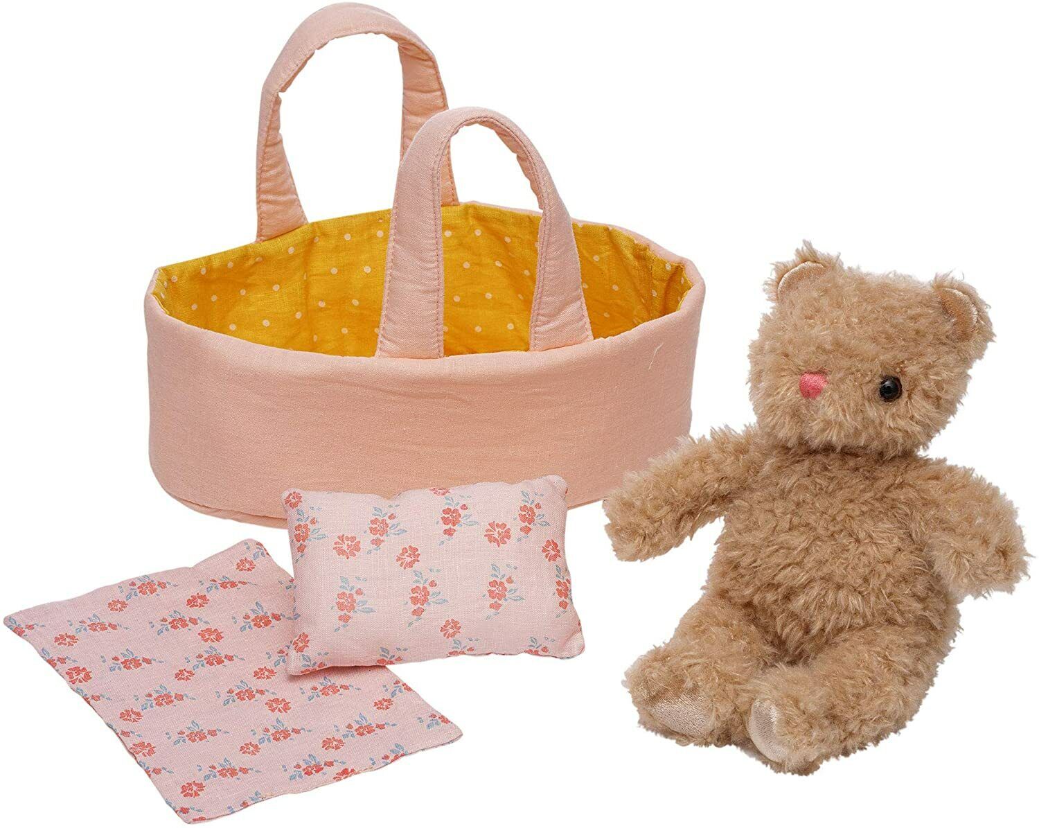 Manhattan Toy Moppettes Bea Bear Stuffed Animal Nurturing Playset