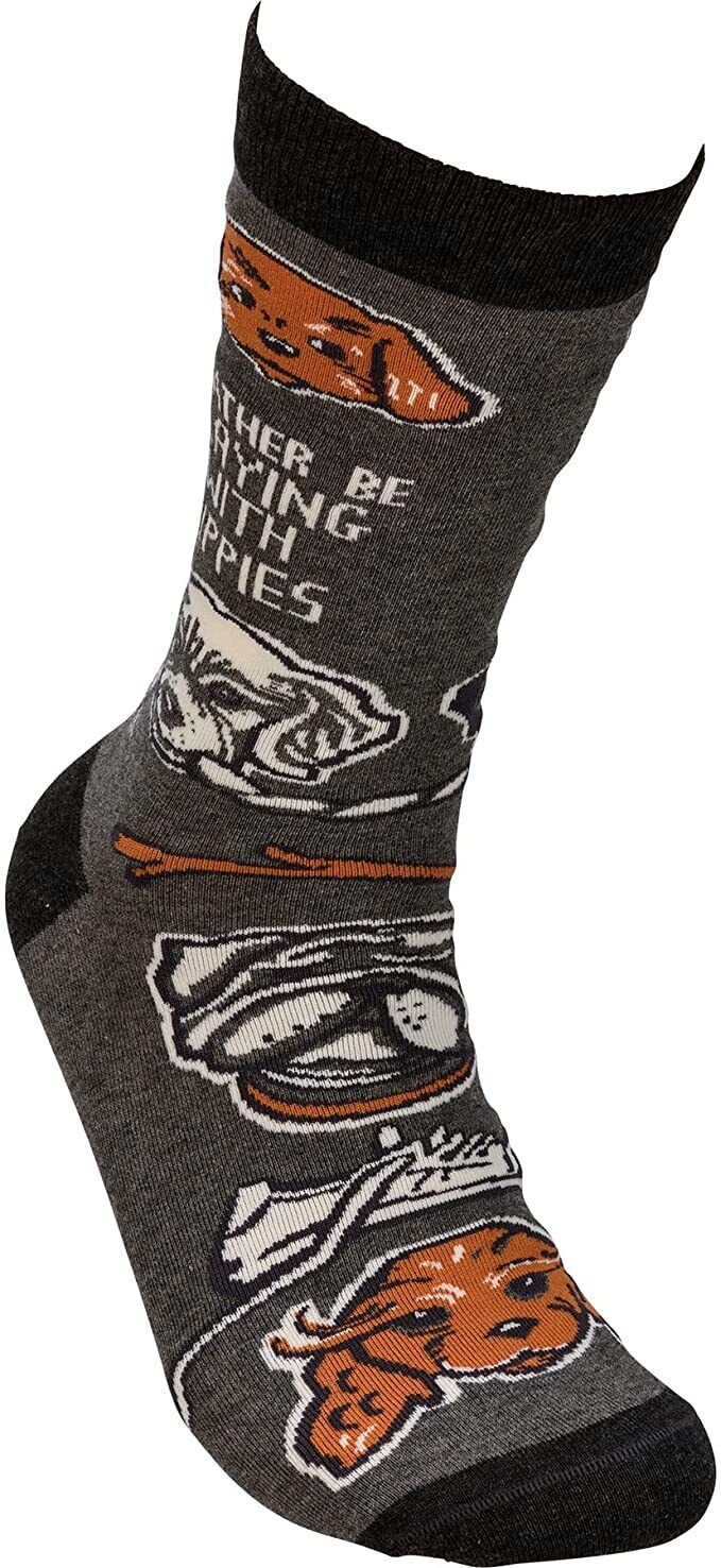 Primitives by Kathy 113094 I'd Rather Be Playing with Puppies Socks