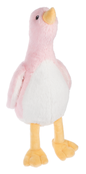 Baby Ganz Pink Gwennie Goose Plush Stuffed Animal Toy With Soft Chime, 13" Tall