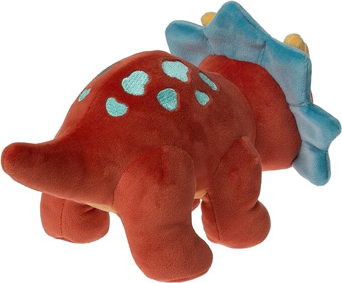 Mary Meyer Smootheez Stuffed Animal Soft Toy, 10-Inches, Red Triceratops