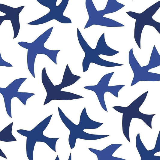 Paperproducts Design Maritime Birds Beverage/Cocktail Paper Napkins,5"x5"