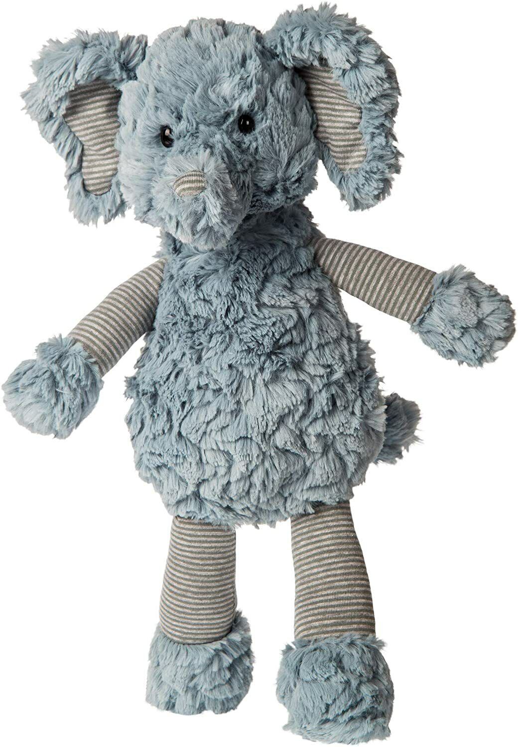 Mary Meyer Putty Stuffed Animal Soft Toy, 14-Inches, Pinstripes Elephant