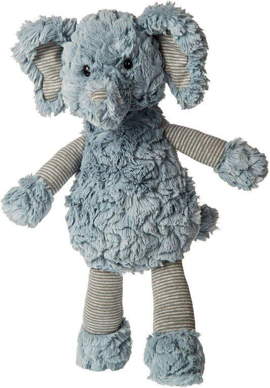Mary Meyer Putty Stuffed Animal Soft Toy, 14-Inches, Pinstripes Elephant