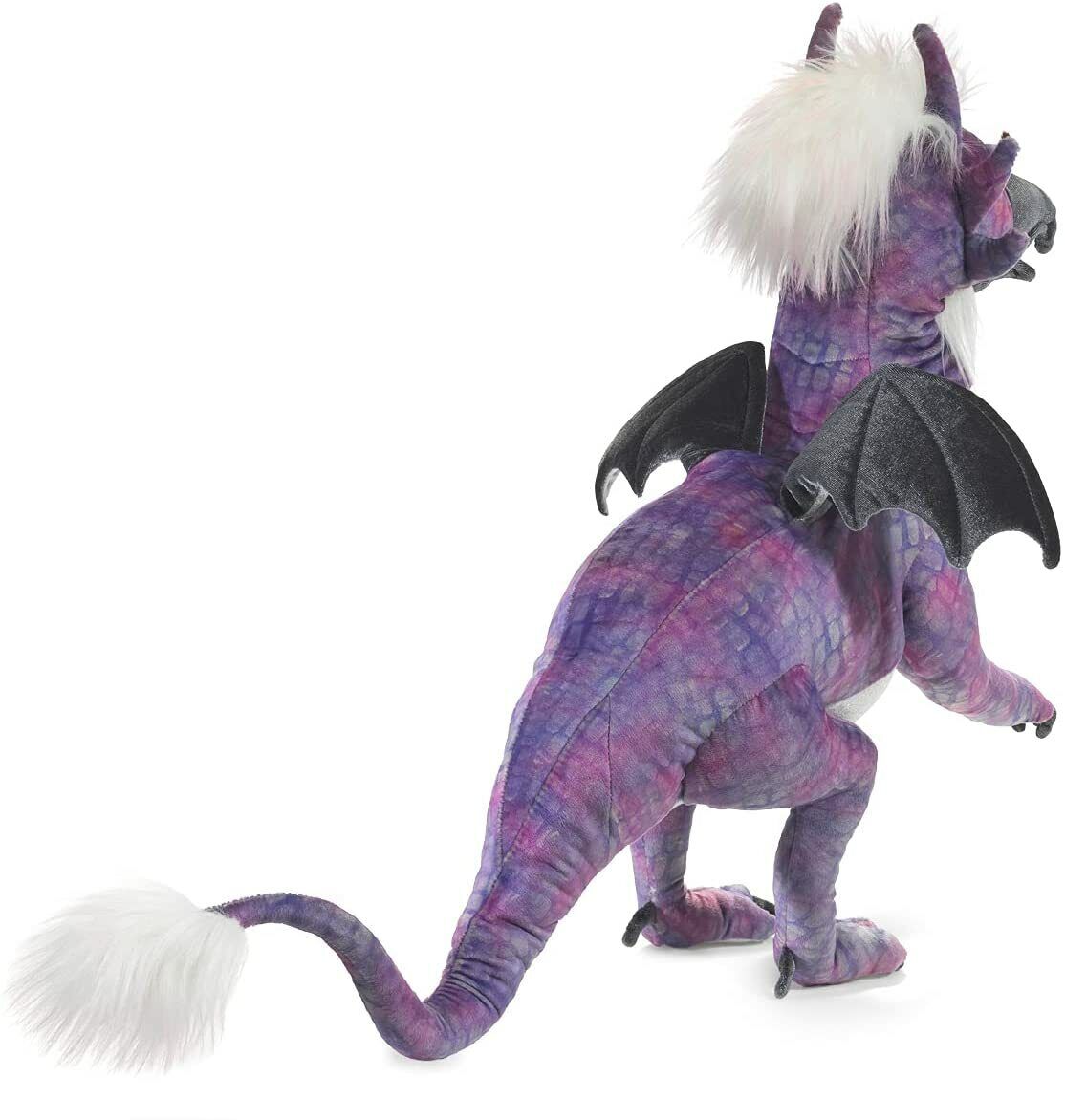 Folkmanis Beaked Dragon Hand Puppet, Purple, 28"