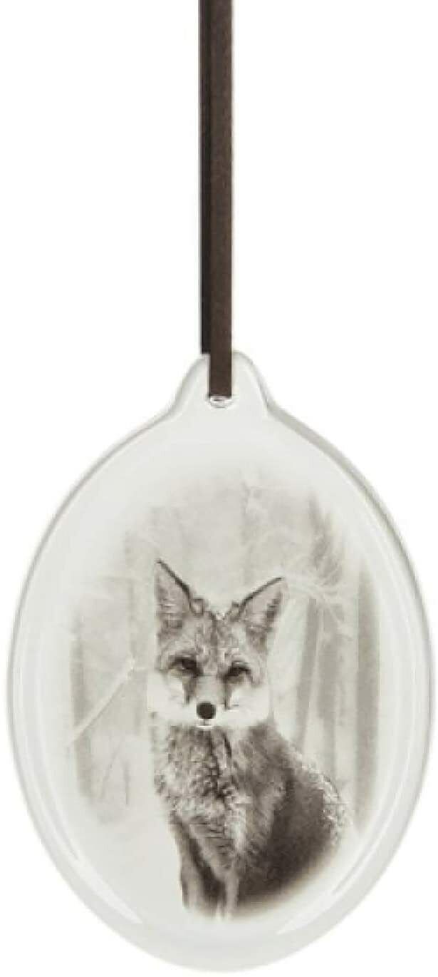 Ganz Fox Animal Hanging Christmas/Everyday Ornament, 5" Dolomite