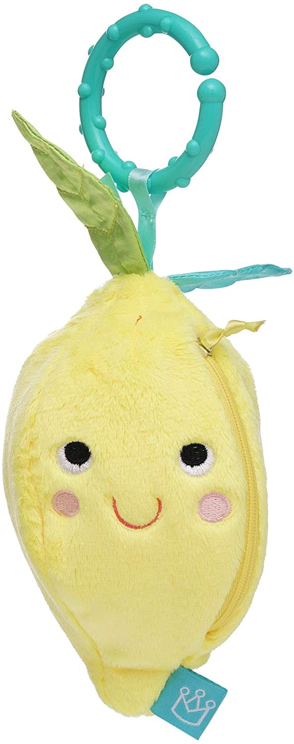 Manhattan Toy Mini-Apple Farm Lemon Baby Take Along Activity Clip On, 4"
