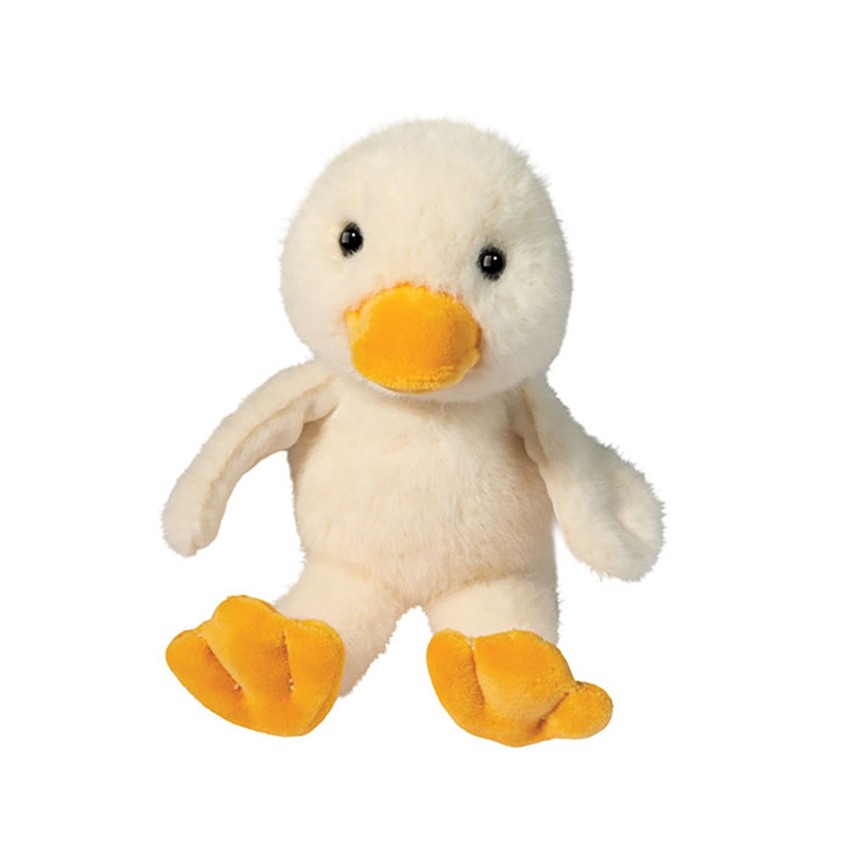 Douglas Toys Light Yellow Flap Duck Plush Stuffed Animal Toy, 5.5"