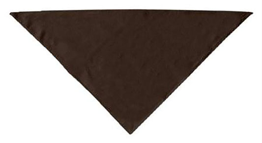 Dog Supplies Plain Bandana Cocoa Brown Small by Mirage Pet Products