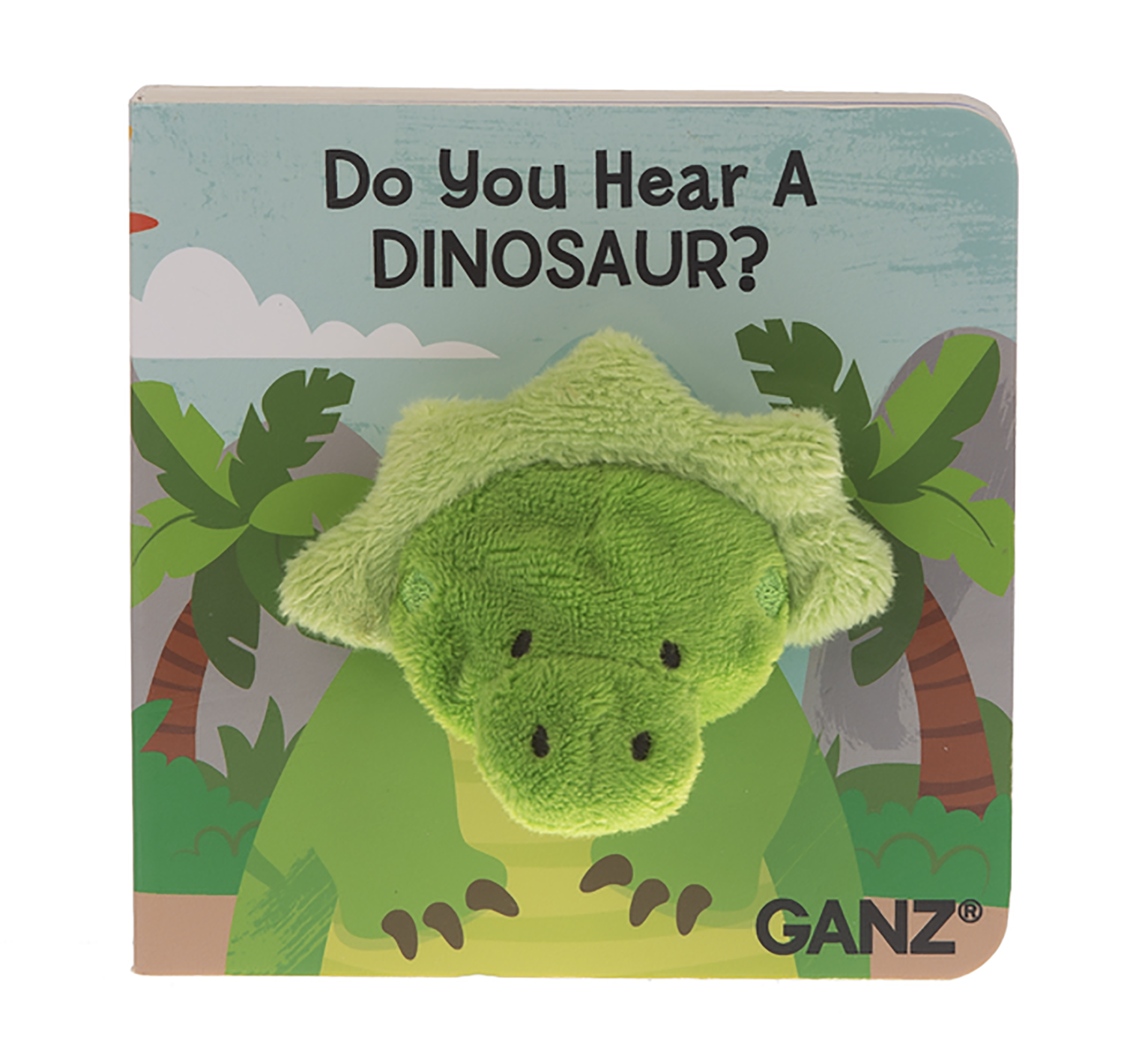 Baby Ganz Did You Hear a Dinosaur? Finger Puppet Board Book, Ages 0+