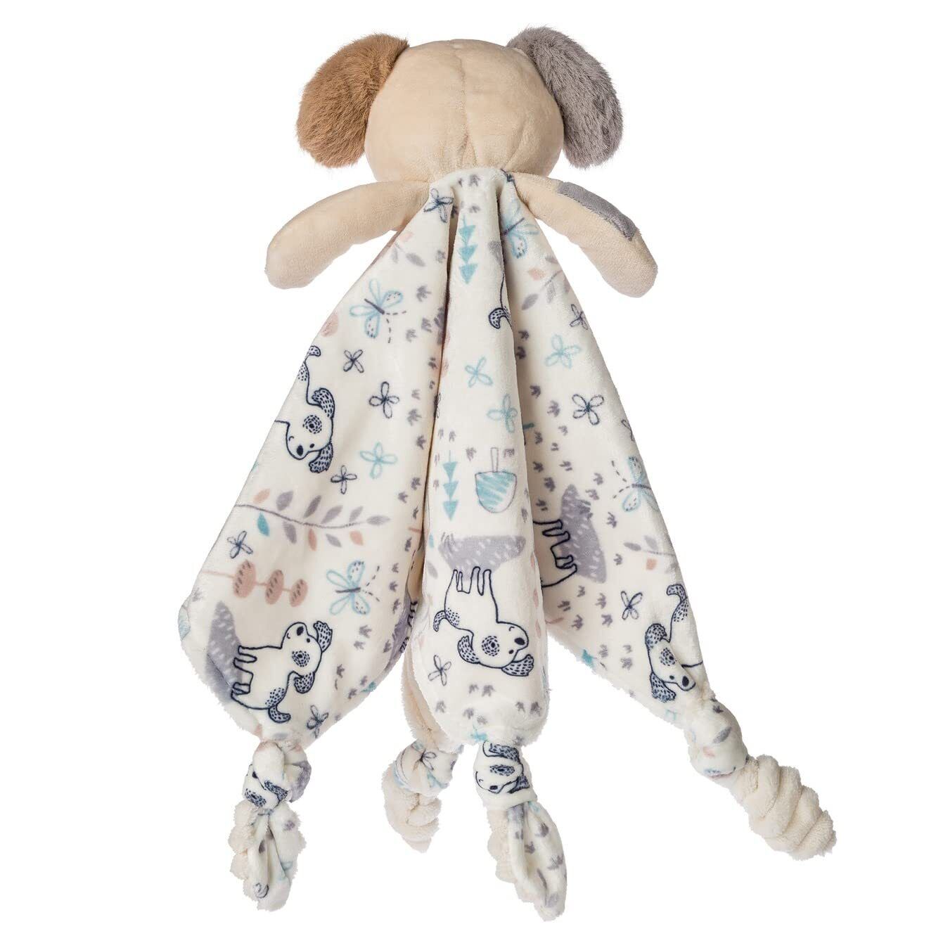 Mary Meyer Stuffed Animal Lovey Security Blanket, 13 x 13-Inches, Sparky Puppy