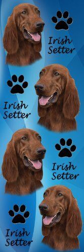 E&S Pets BM-84 Dog Bookmark Irish Setter