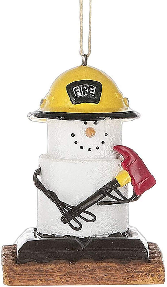 Midwest-CBK S'mores Firefighter First Responder Christmas/Everyday Ornament
