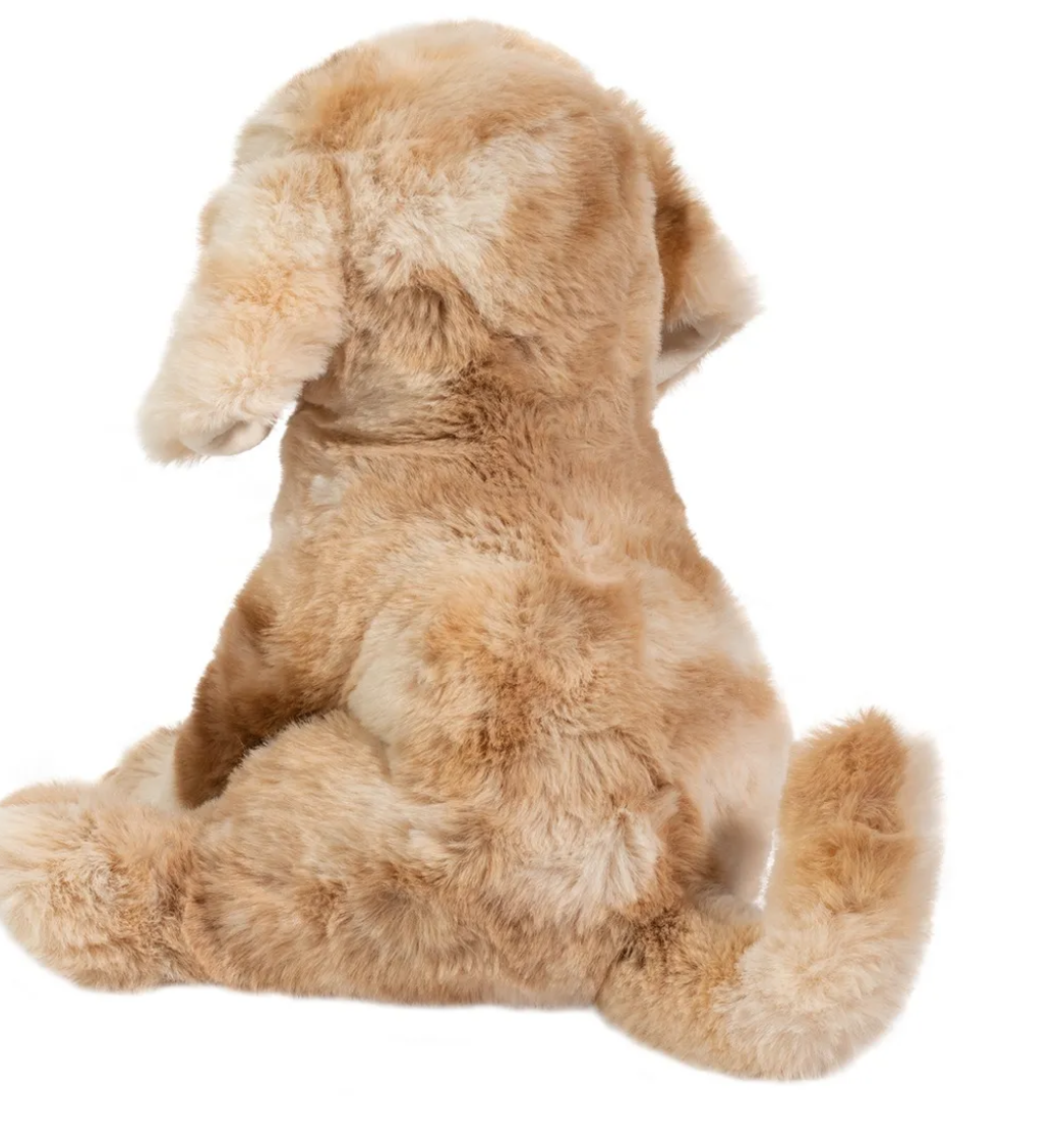 Douglas Weslie Soft Brown Rescue Dog Plush Stuffed Animal, 9" Tall Sitting
