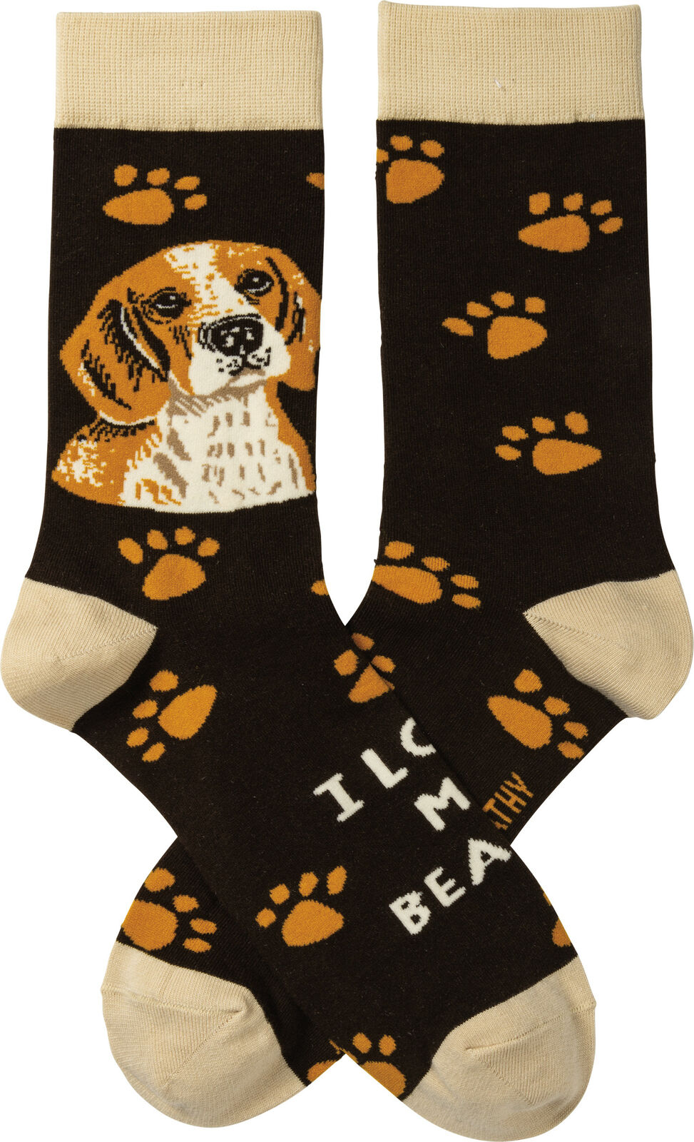 Primitives By Kathy Socks - I Love My Beagle