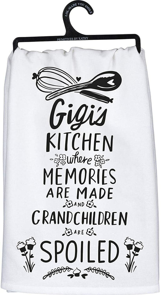 Primitives by Kathy Kitchen Dish Towel - Gigi's Kitchen Where Memories are Made