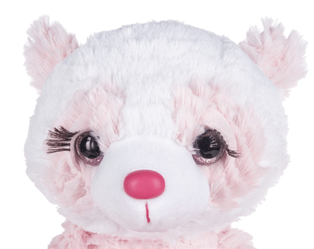 Ganz HV9467 Lashoos[TM] Pink and White Panda Plush Toy, 15-inch Height