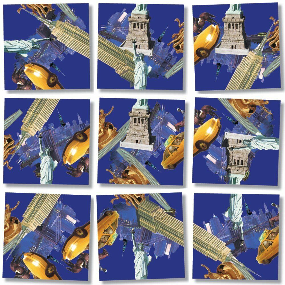 B Dazzle New York Scramble Squares 9 Piece Puzzle