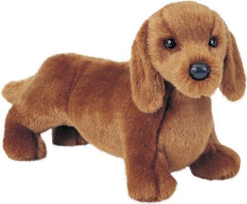 Douglas Toys Gretel Red Dachshund, 12"