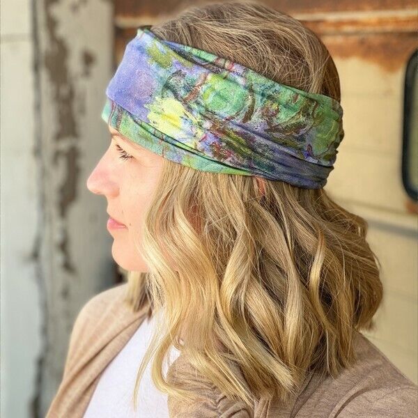 Bamboo Trading Company Masterpiece Head Wrap/Face Mask/Neck Gaiter-Starry Night