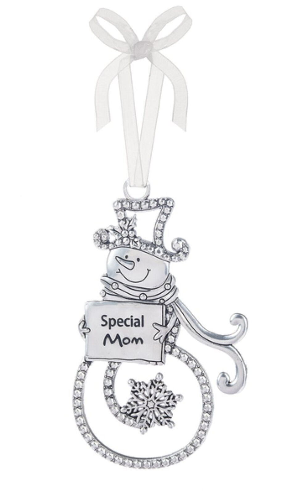 Ganz Ornament - Special Mom - Silver