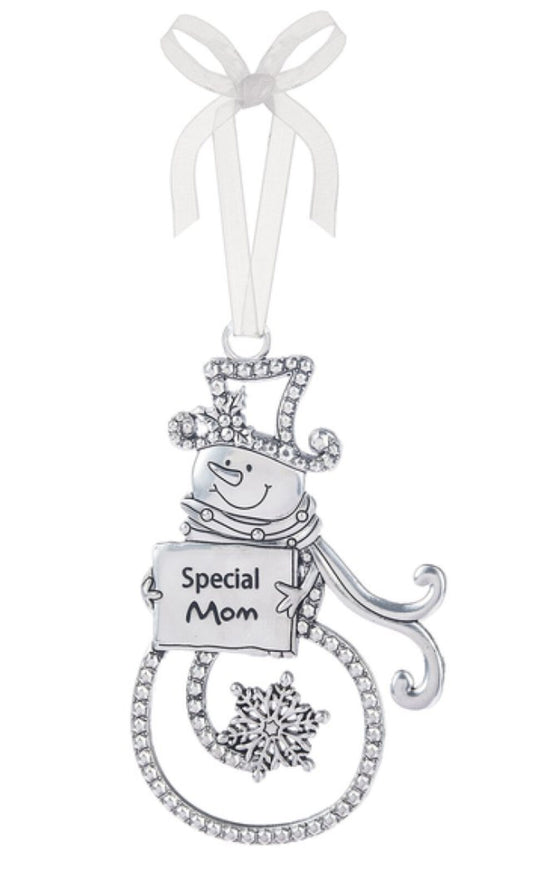 Ganz Ornament - Special Mom - Silver