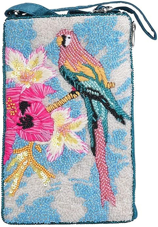 Bamboo Trading Company Cell Phone or Club Bag, Tropical Parrot, Pastel