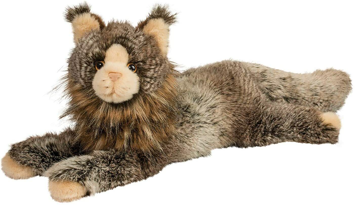 Douglas Plush Stuffed Animal Oscar DLux Maine Coon, 20" Long Without Tail