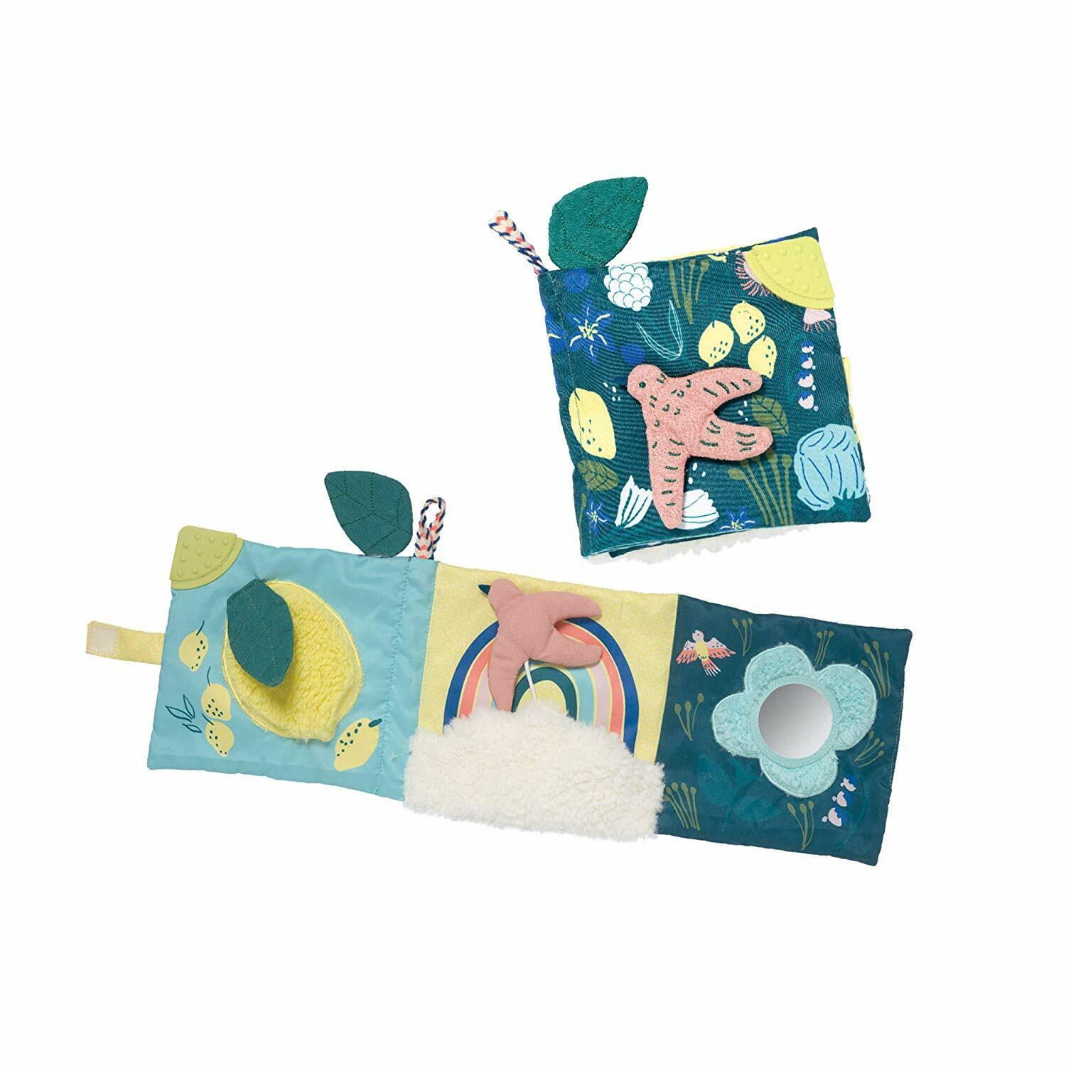 Manhattan Toy Songbird Soft Activity Booklet withTeether, Crinkle and Mirror