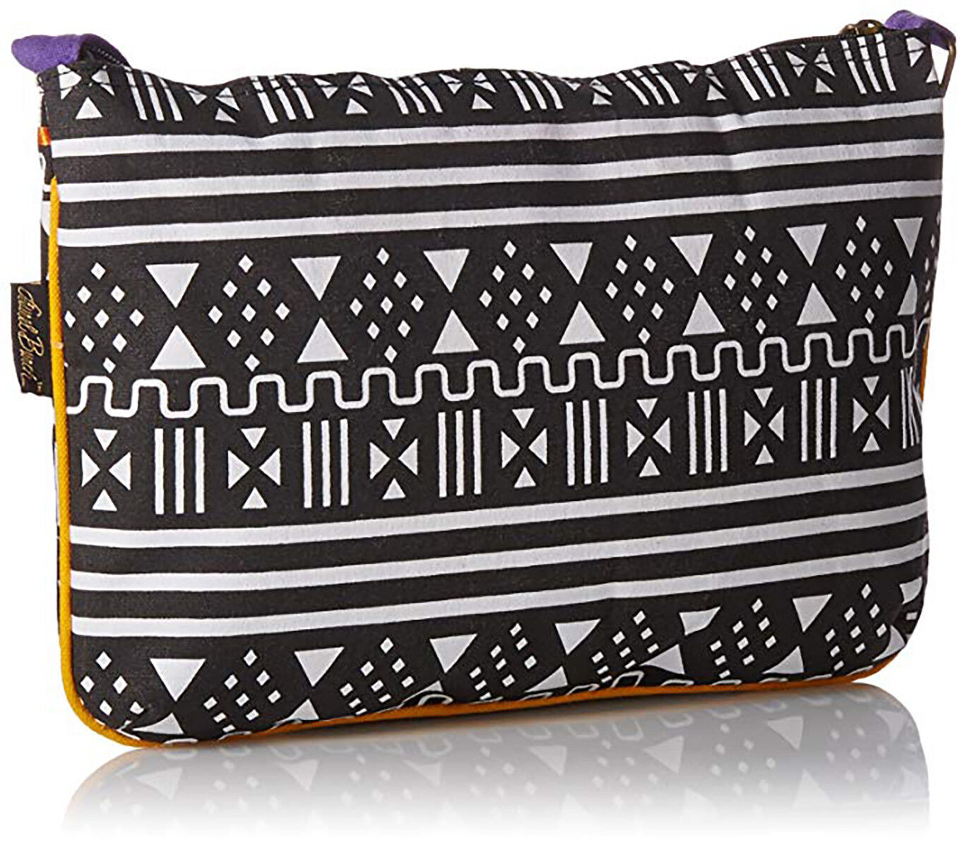 Laurel Burch Medium Crossbody Zipper Top 15 x 10-Inch, Dog Tails Patchwork