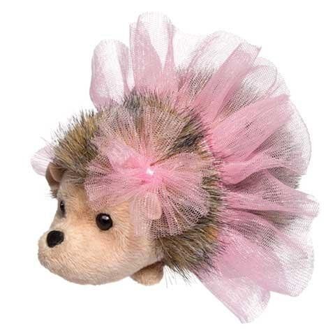 Douglas Toys Pink Swirl Tutu Hedgehog, 5"