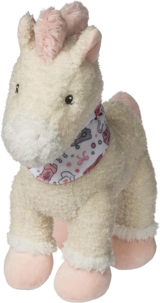 Mary Meyer Stuffed Animal Huggable Plush Soft Toy, 10-Inch, Cream Giddy Up Pony