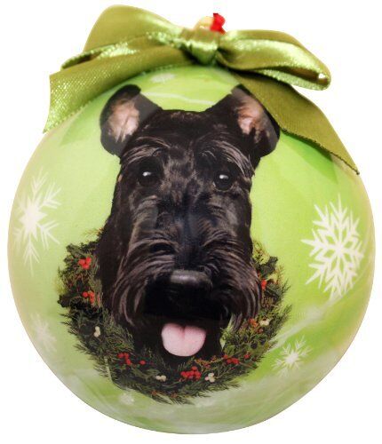 Scottie Christmas Ornament Shatter Proof Ball Easy To Personalize