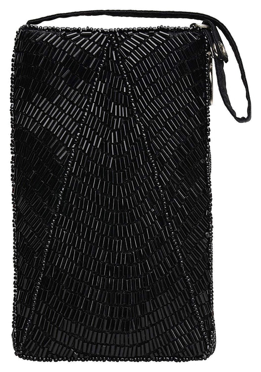 Bamboo Trading Company Cell Phone or Club Bag, Black Scallop