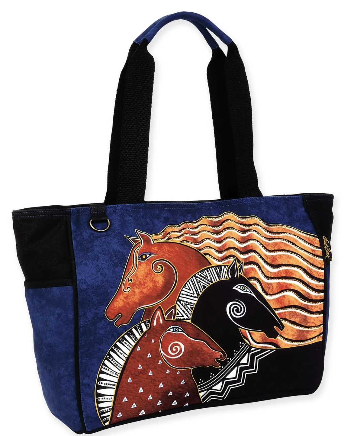 Sun'N'Sand Midnight Mares Blue Tote Bag, 20'' x 5'' x 12''