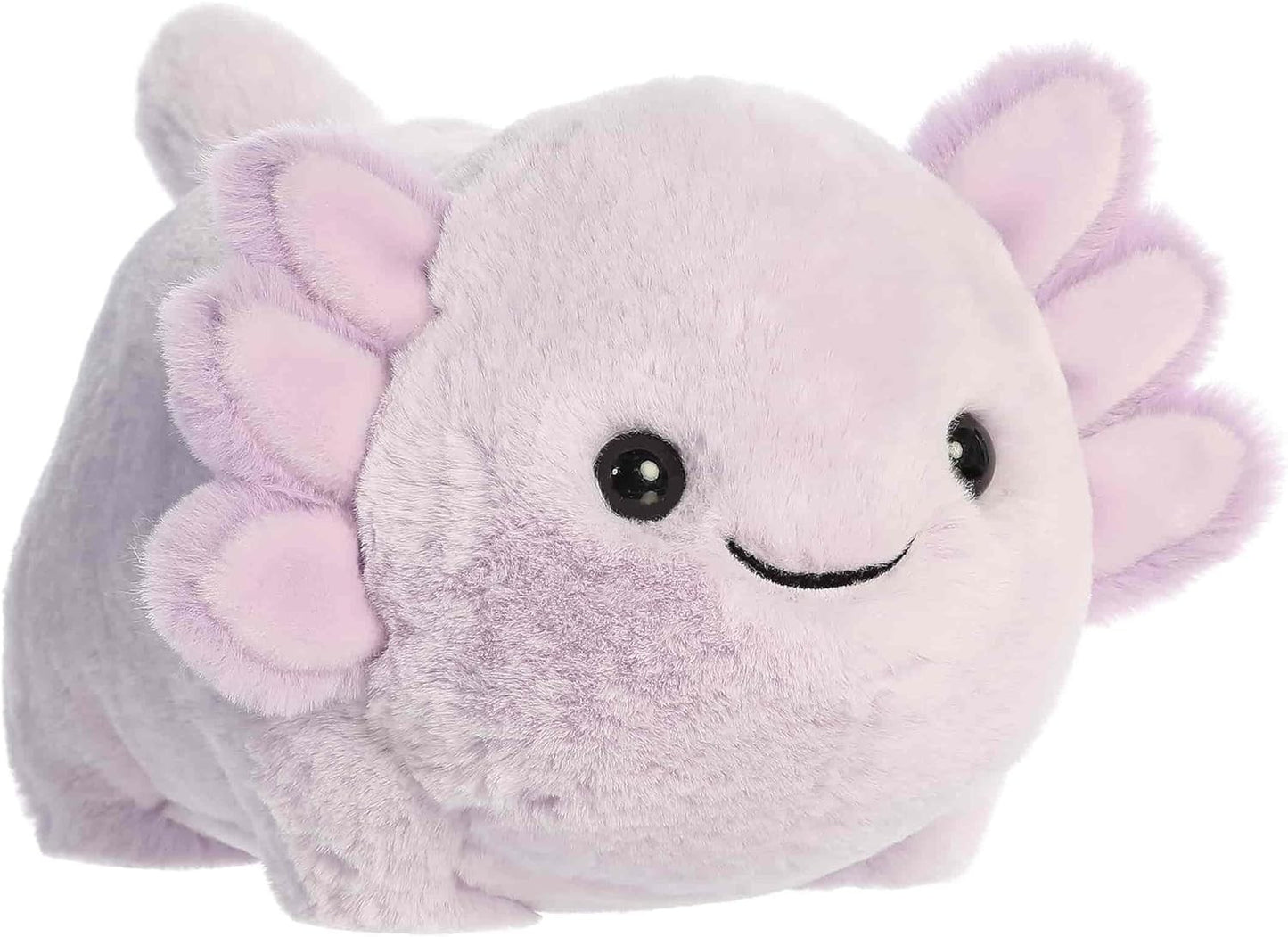 Aurora® Spudsters™ Purple Axolotl Plush Stuffed Animal Round Shape Toy, 10"