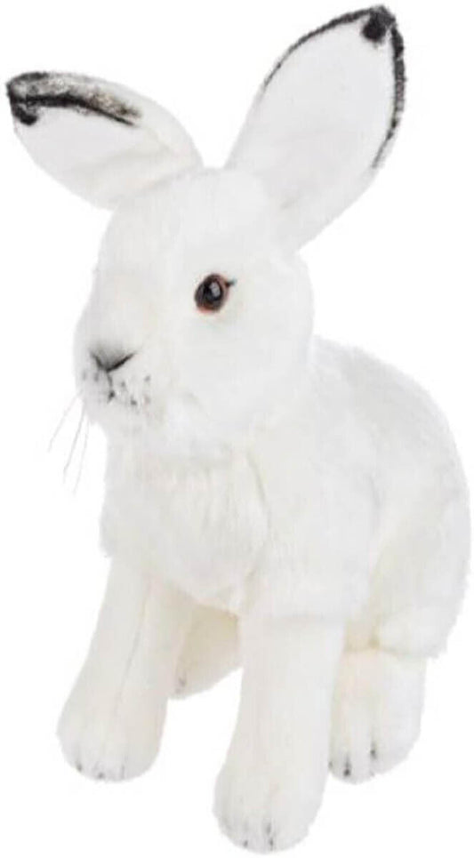Ganz Heritage Collection Arctic Snow Hare Bunny Plush Stuffed Animal Toy, 12"