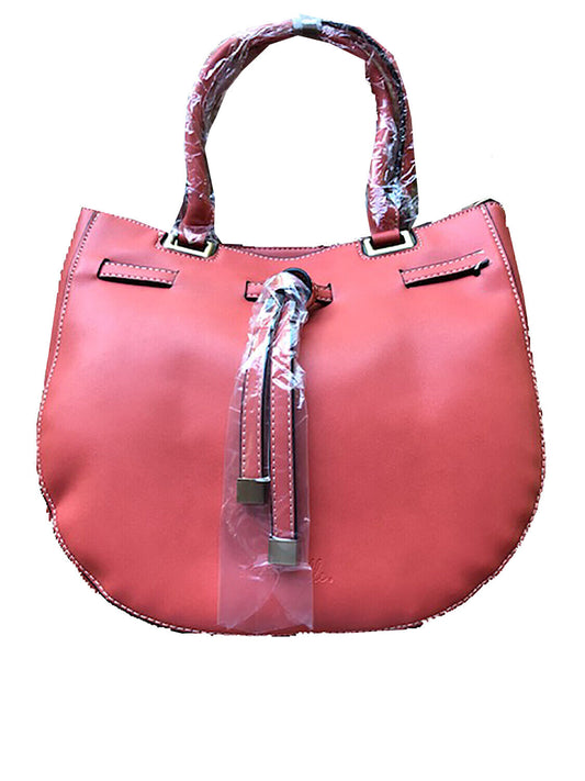 SIMPLY NOELLE ALL TIED UP SHOULDER BAG - Flamingo